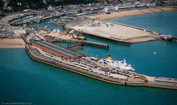  Dover Western Docks railway station from the air