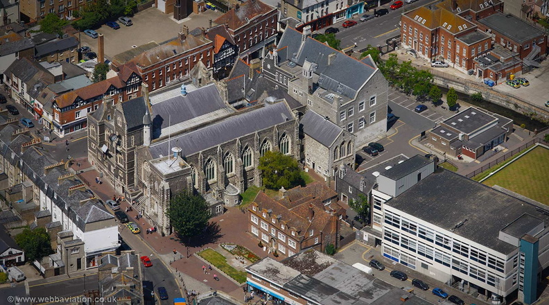 Maison Dieu, Dover from the air