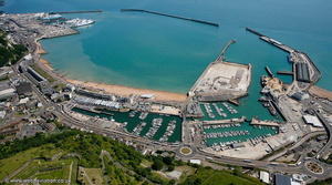 Port of Dover UK from the air