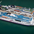 SeaFrance Berlioz in the Port of Dover  from the air