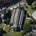 St Mary's Church, Dover from the air