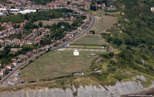  line of 3 Martello Towers Folkestone  from the air