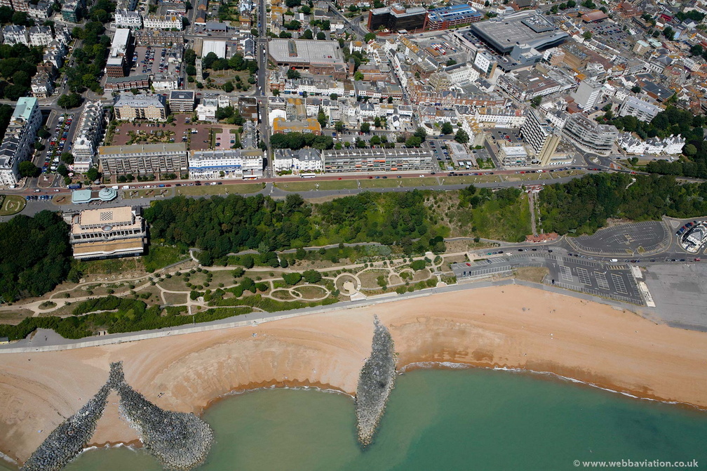 The Leas Folkestone CT20    from the air