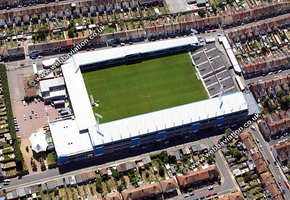 Priestfield Stadium Gillingham aerial photograph 