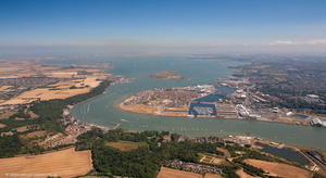 Medway Estuary from the air