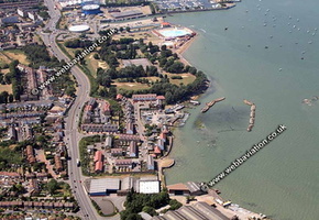 Gillingham Kent  England UK aerial photograph