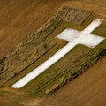 Lenham Cross from the air