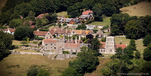 Lympne Castle  from the air