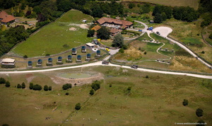 Port Lympne Wild Animal Park from the air