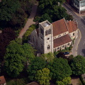 St Faith's Church Maidstone from the air