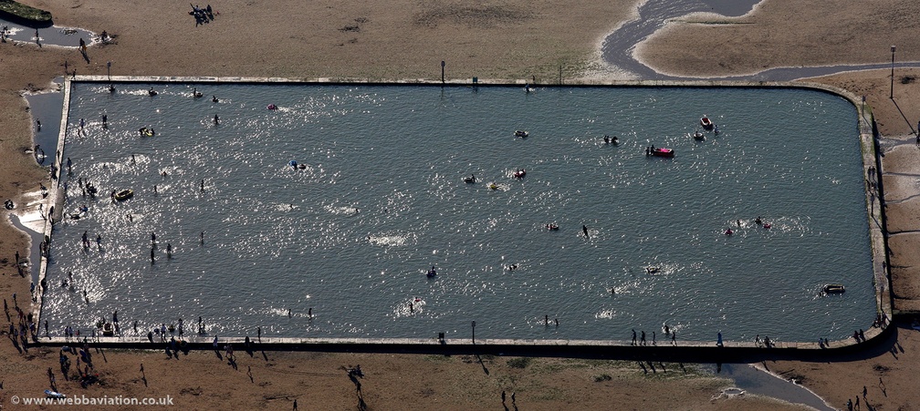 Margate  Tidal Pool from the air