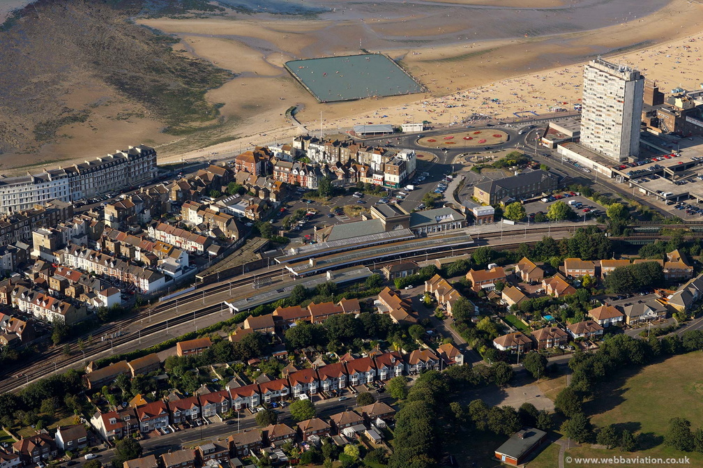 Margate station  from the air