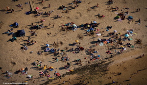 Margate Beach  from the air