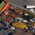 fun fair at Margate from the air