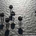Maunsell Sea Forts aerial photograph 