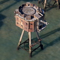 Shivering Sands Sea Fort from the air