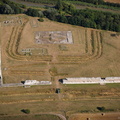 Richborough Roman Fort  from the air