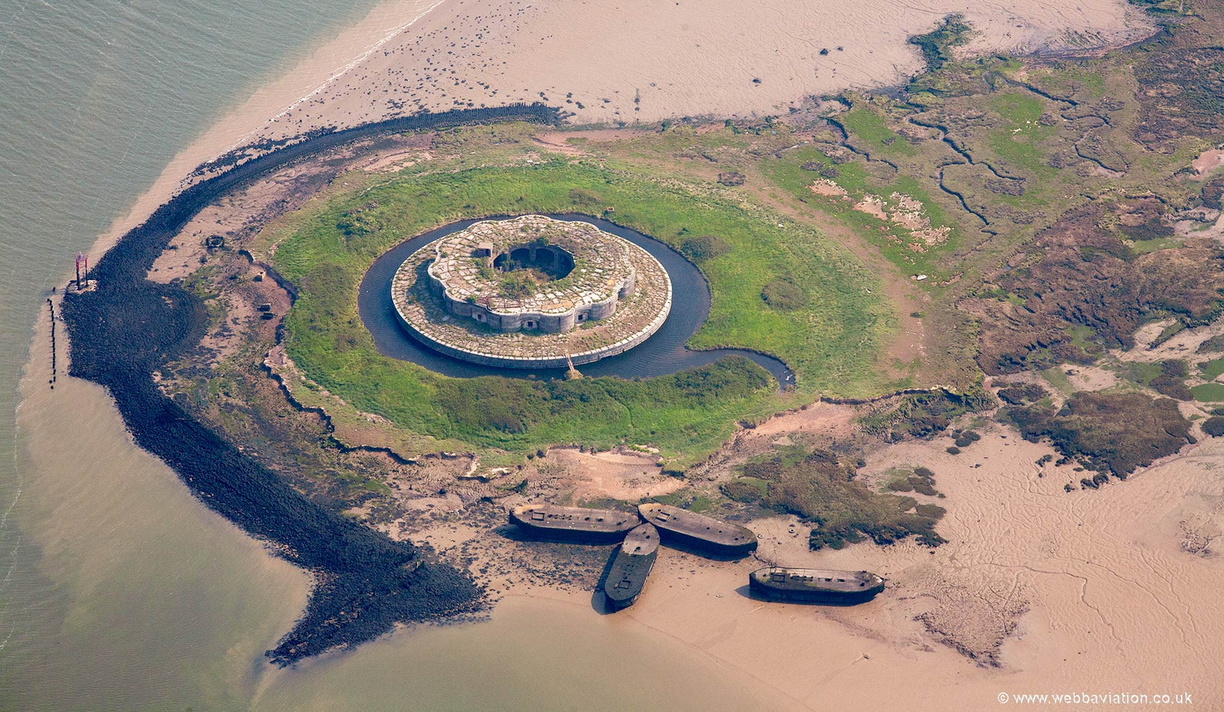 Fort Darnet from the air