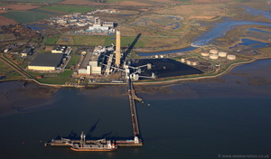 Kingsnorth power station from the air
