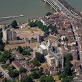 Rochester Cathedral and Rochester Castle from the air