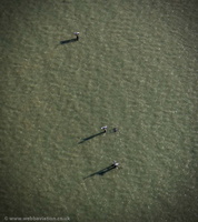 SS Richard Montgomery shipwreck from the air