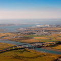 The Sheppey Crossing from the air