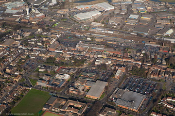 High Street Sittingbourne from the air