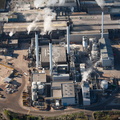 Kemsley Paper Mill Sittingbourne from the air