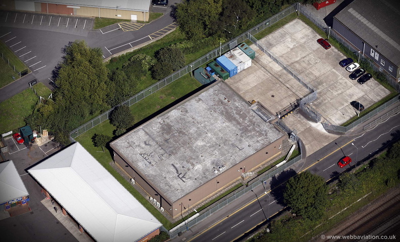 scene of the 2006 Securitas depot robbery from the air