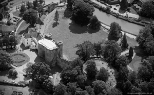 Tonbridge Castle from the air