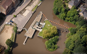 Tonbridge Town Lock from the air