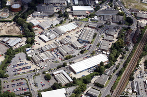 Botany Trading Estate, Tonbridge from the air