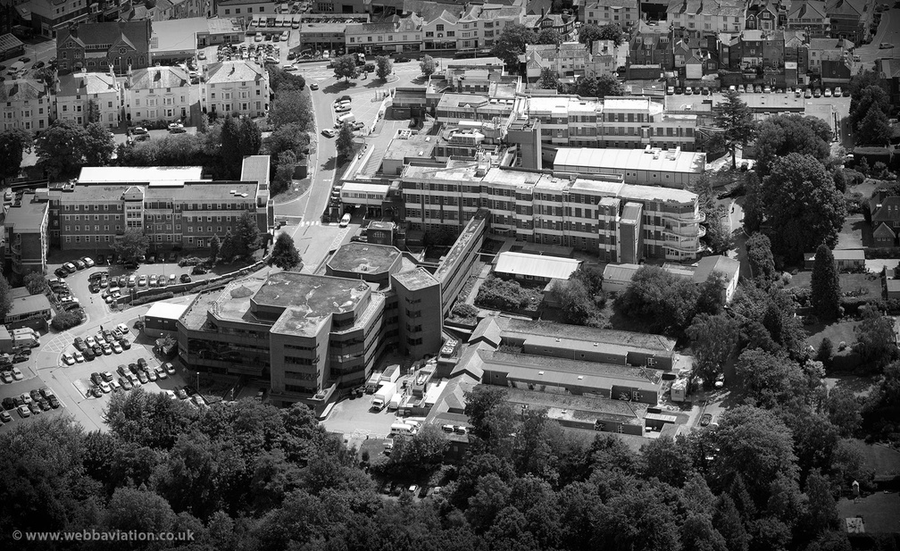 Kent and Sussex Hospital Tunbridge Wells from the air