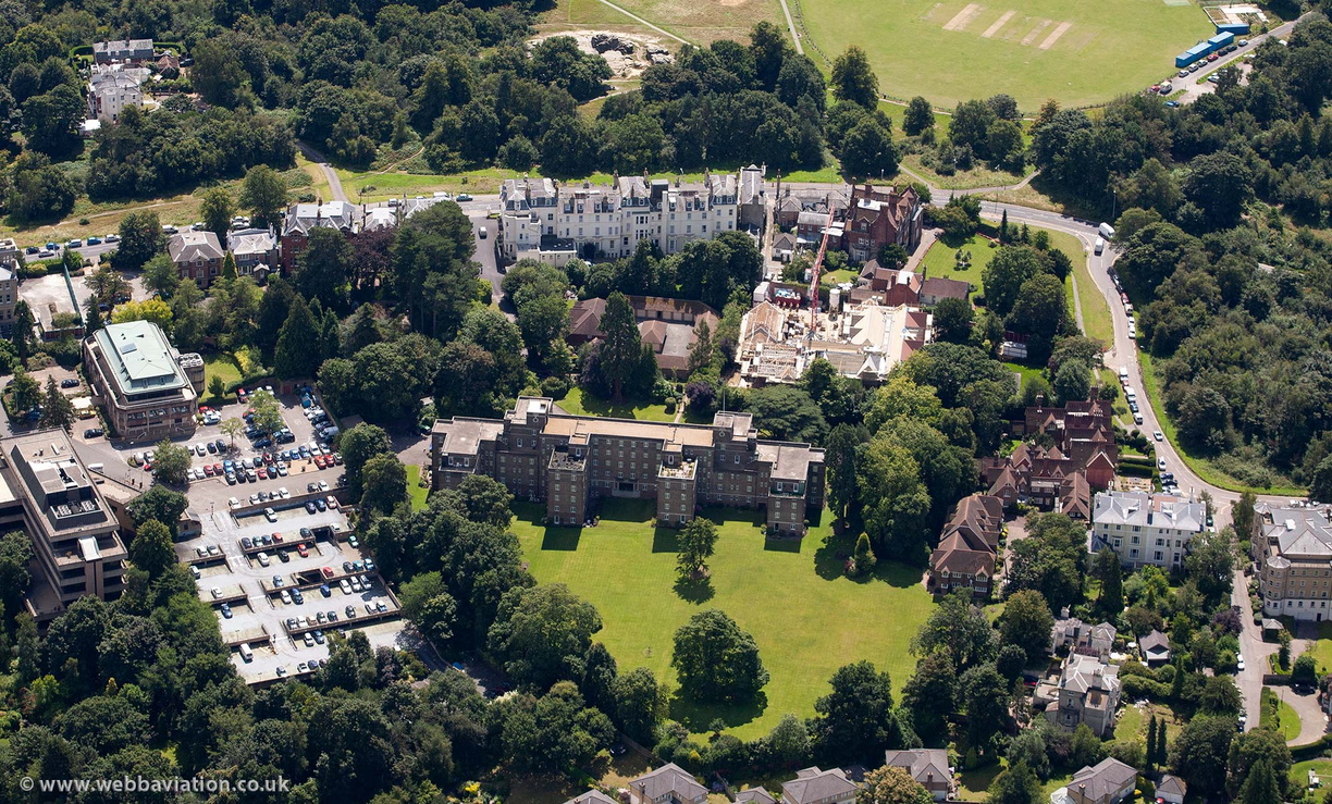 Chancellor House, Tunbridge Wells from the air