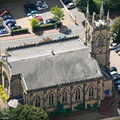 Trinity Theatre / Holy Trinity Church, Tunbridge Wells from the air