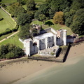  Upnor Castle Elizabethan artillery fort  from the air