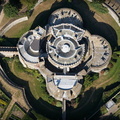 Walmer Castle from the air