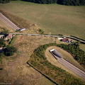 Westwell Leacon Tunnel from the air