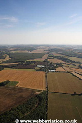 Roman Roads in Kent  England UK aerial photograph