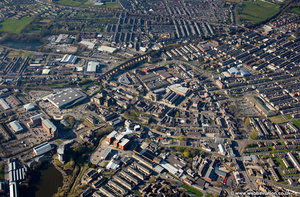 Accrington  aerial photograph