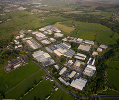 Altham Business Park from the air