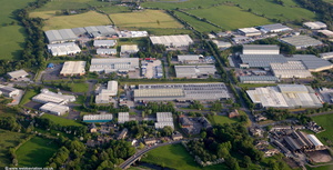 Altham Business Park from the air