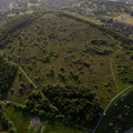 Peel Park and the Coppice  Accrington,Lancs from the air
