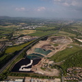Whinney Hill Landfill waste site from the air