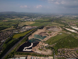 Whinney Hill Landfill waste site from the air
