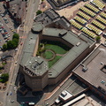  old Council offices, Wellington Road, Ashton-under-Lyne from the air