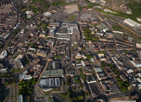 Blackburn Town Centre BB1 from the air