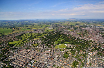 Blackburn Lancashire from the air  