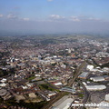 Blackburn Lancashire  UK aerial photograph