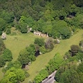 Feniscowles Hall ruins, Blackburn from the air